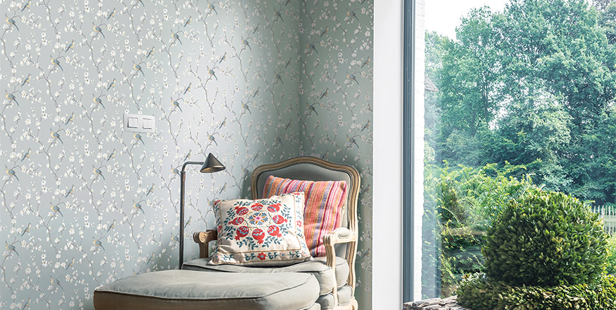 Обои Loymina La Belle Epoque BQ5 006 фото в интерьере